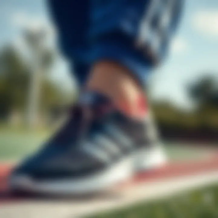 Adidas Adistar CS providing support during athletic activities