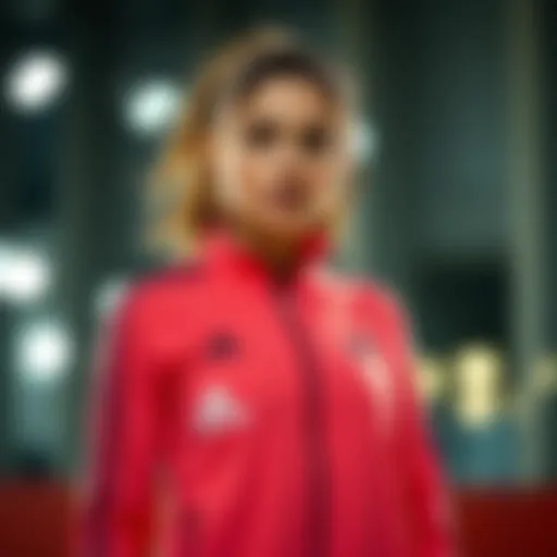 Elegant and stylish adidas zip-up top for women