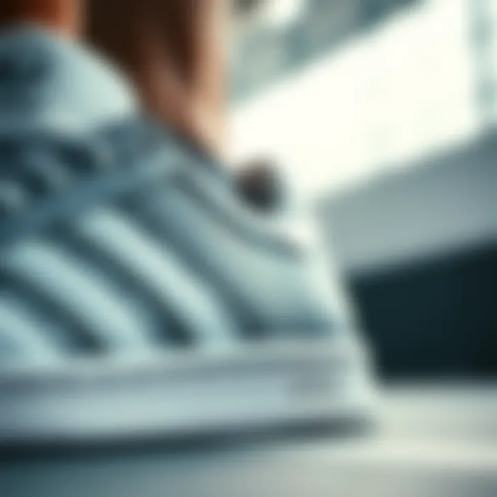 Close-up of the Adidas Grand Court 2.0 highlighting its superior craftsmanship