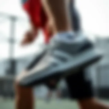 Athlete wearing Adidas Grand Court 2.0 during an active performance