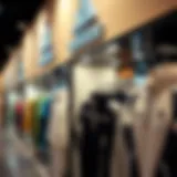 A stylish Adidas outlet showcasing various sports apparel