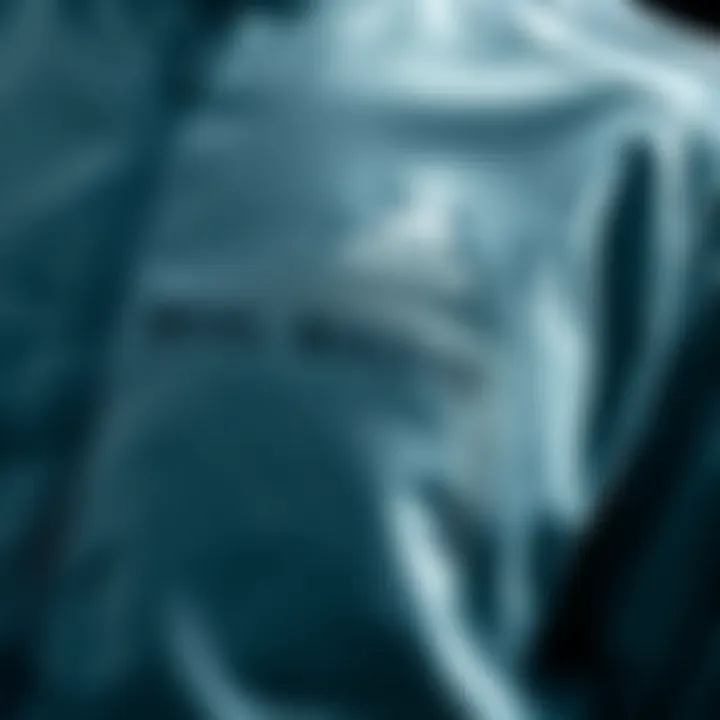 Close-up of fabric texture on Adidas Real Madrid jacket