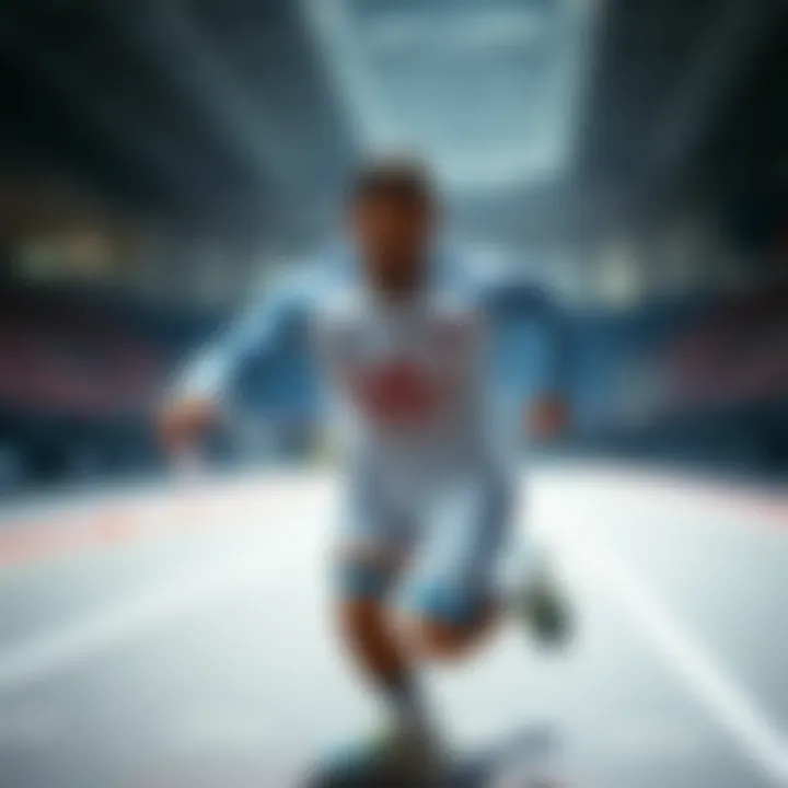 Adidas Sambae in Action Adidas Sambae in action during athletic performance