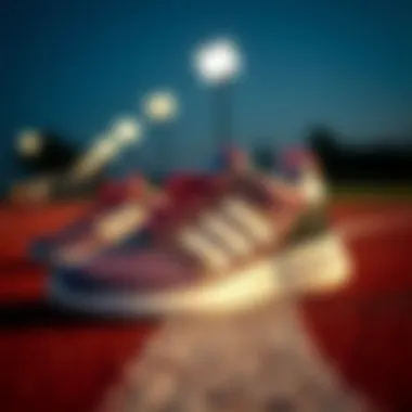 Different models of Adidas shoes ideal for children’s sports.