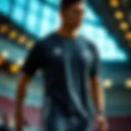 Adidas short-sleeved t-shirt showcasing innovative fabric technology