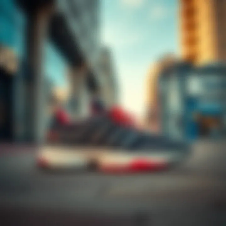 Adidas Terrex: Merging Style with Urban Life Stylish Adidas Terrex shoes displayed in a modern urban environment