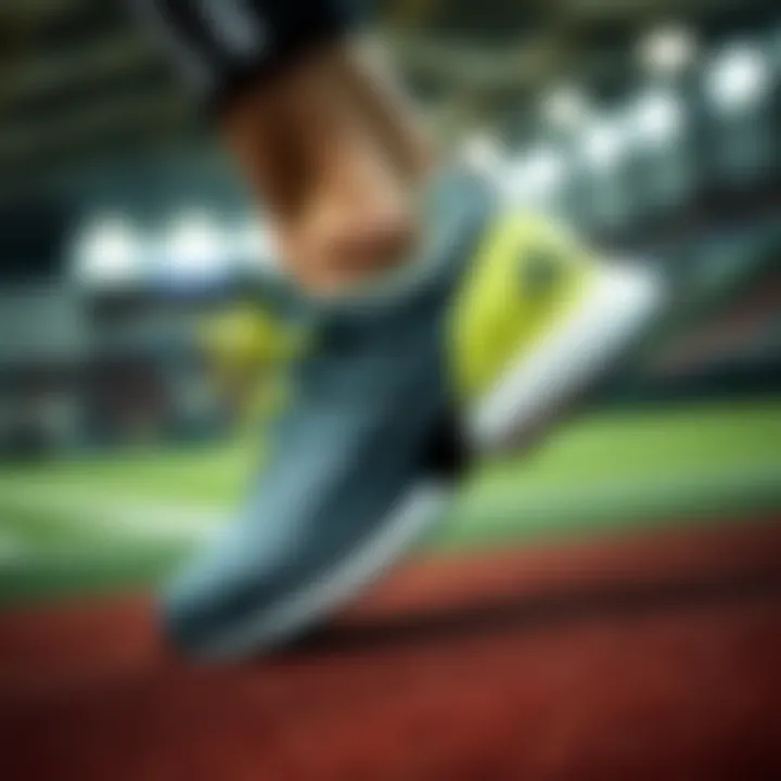 Adidas Torsion in Action Adidas Torsion on a sports activity backdrop