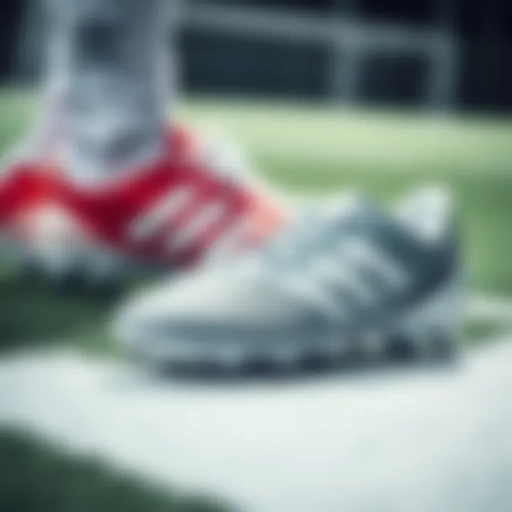 Innovative Design Features of Adidas Cleats Close-up of Adidas cleat design features and materials