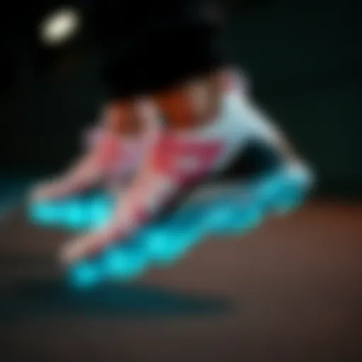 Stylish air footwear showcasing innovative design