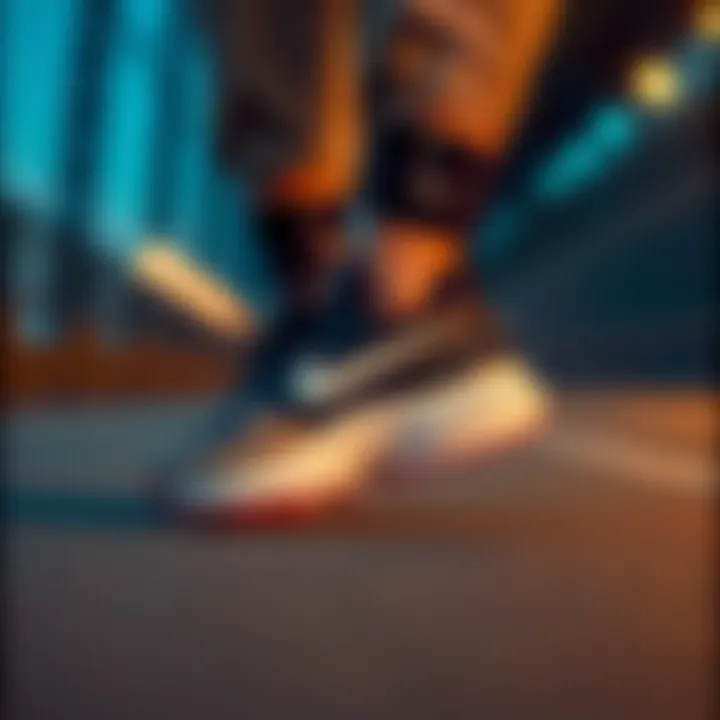 Comfort features of air shoes highlighted