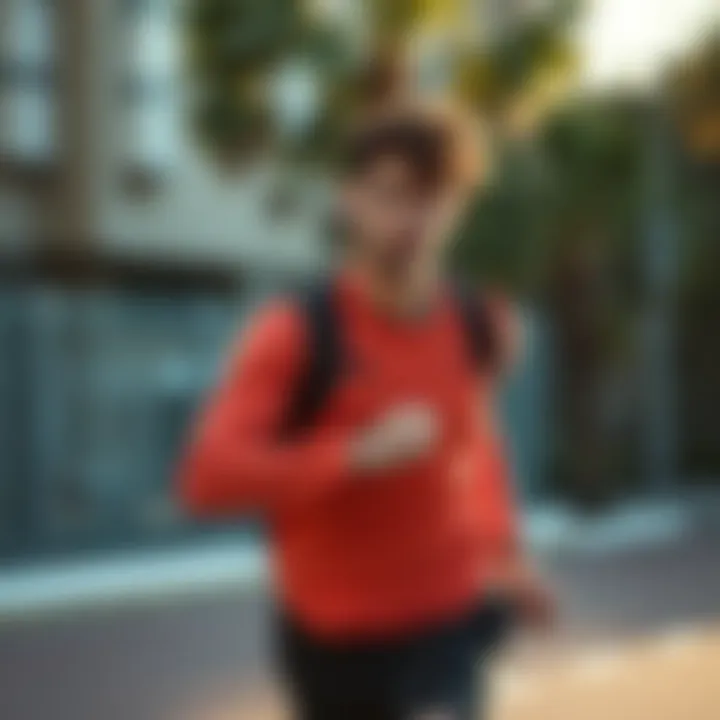 User enjoying active lifestyle with Airmax Beyaz