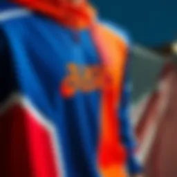 Dynamic sports apparel showcasing sleek design and vibrant colors