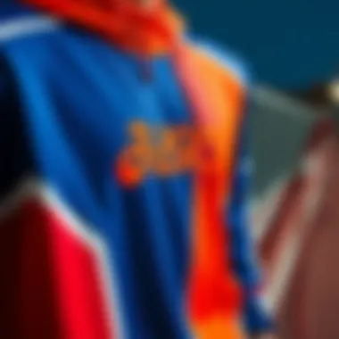 Dynamic sports apparel showcasing sleek design and vibrant colors