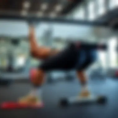 An array of fitness equipment suitable for hip workouts