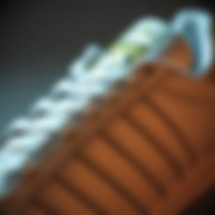 Close-up of Adidas Superstar detailing and craftsmanship.