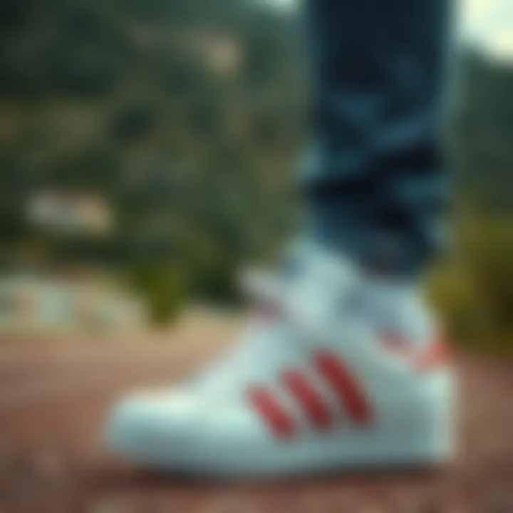 User experience with Adidas Superstar on different terrains.