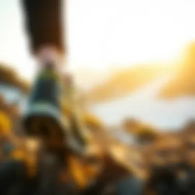 Person enjoying outdoor activities with Camper shoes