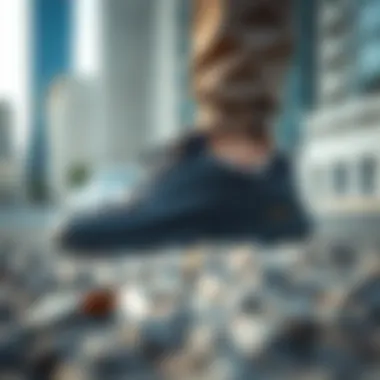 Comfortable Camper Gore-Tex shoes on urban terrain