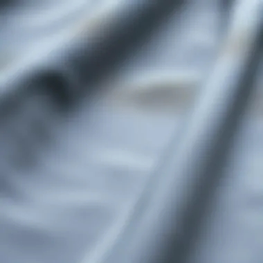 Close-up of fabric texture showing durability and comfort