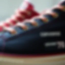 Detailed close-up of the Converse Chuck 70 showcasing its unique design elements
