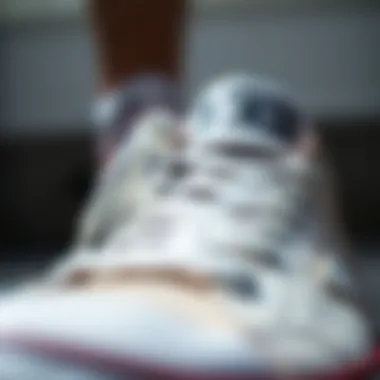 Intricate Design of Converse Run Star Close-up of Converse Run Star showcasing design details