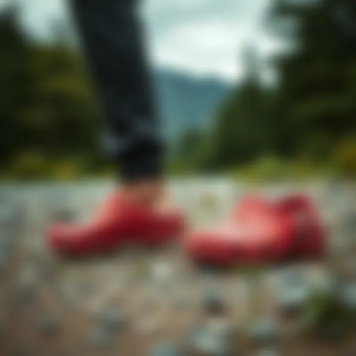 User experience with genuine Crocs during outdoor activities