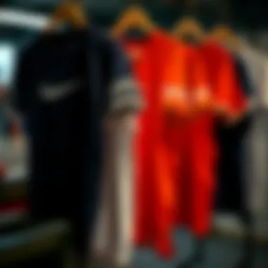 Variety of daily t-shirts showcasing different styles and colors