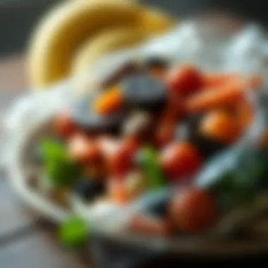 Diet variety illustration for healthy weight management