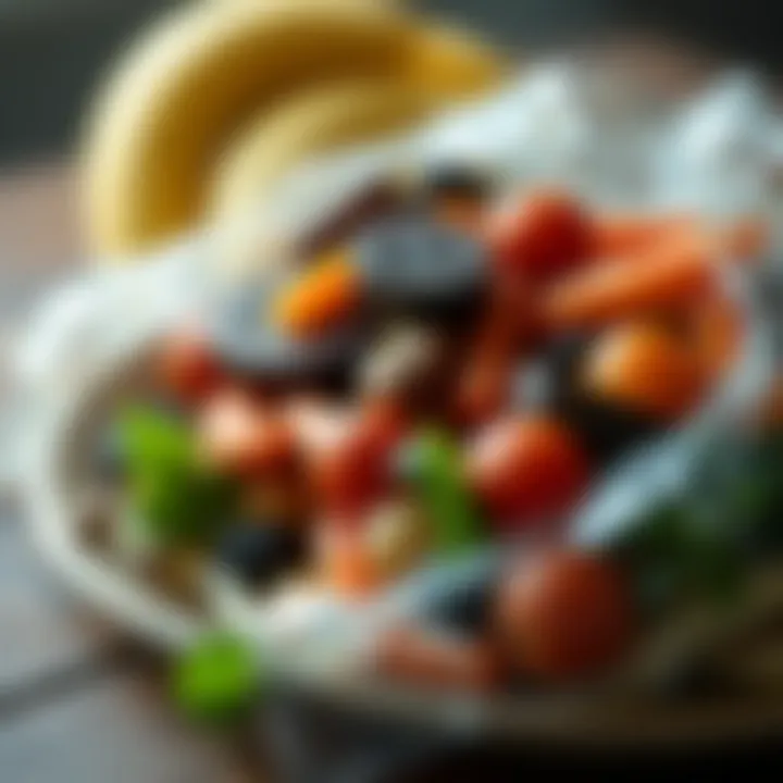 Diet variety illustration for healthy weight management