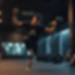 Dynamic workout session showcasing advanced sports gear