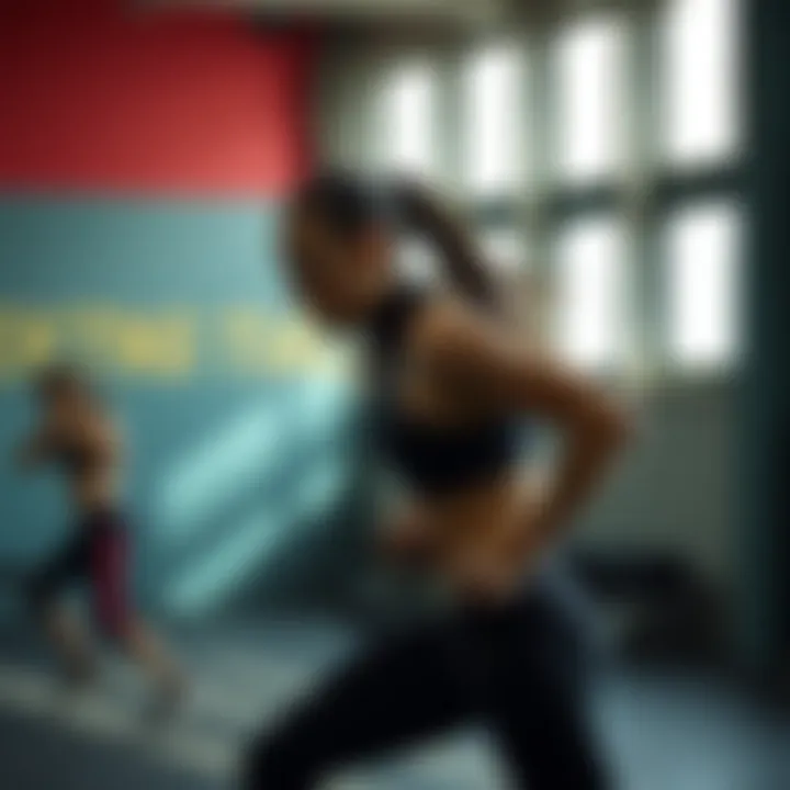 Stylish athletes demonstrating the latest fitness trends