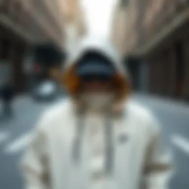 Casual windbreaker perfect for urban exploration