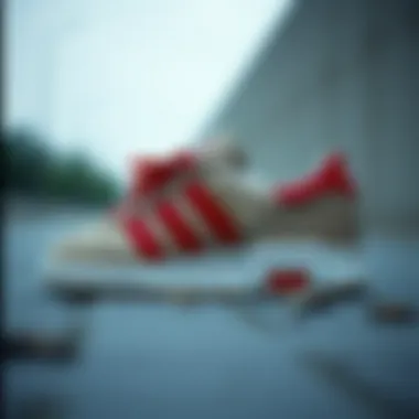 Classic Adidas sneaker design from the 1980s