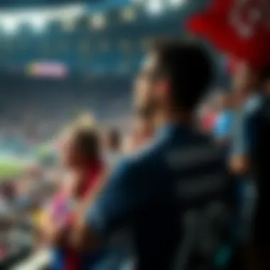 Fenerbahçe fans wearing the new jersey during a match