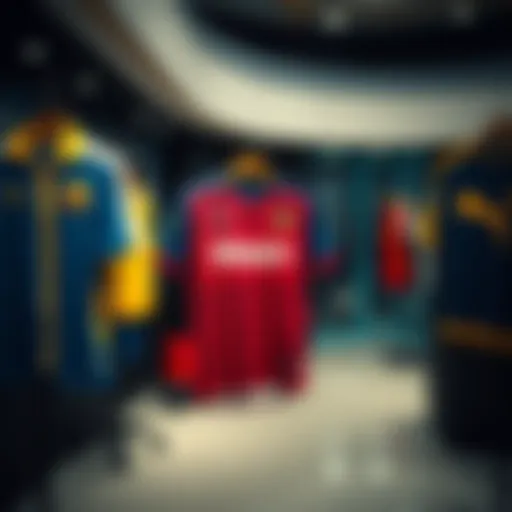 Fenerbahçe Puma sportswear collection display