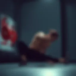 Illustration of a person stretching after a workout