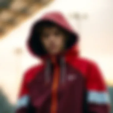 Trendy sports wear reflecting current fashion trends