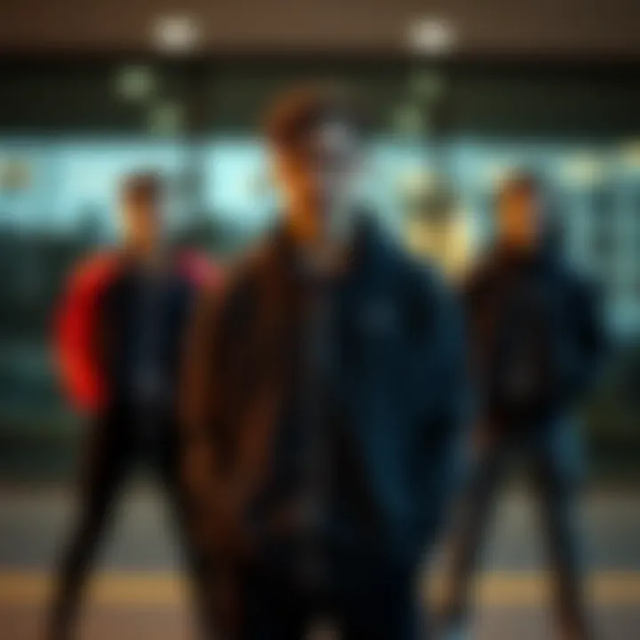 Athletic styling with full zip cardigans in various settings