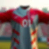 Galatasaray children's jersey design showcasing vibrant colors and logo