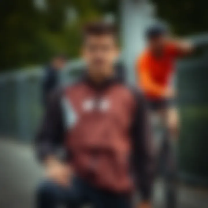 Stylish sportswear ensemble for an active lifestyle