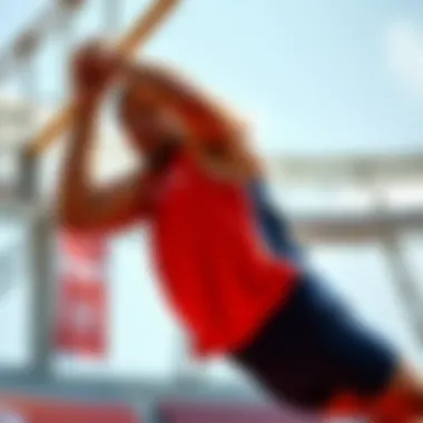 Detailed performance analysis of a high jump athlete