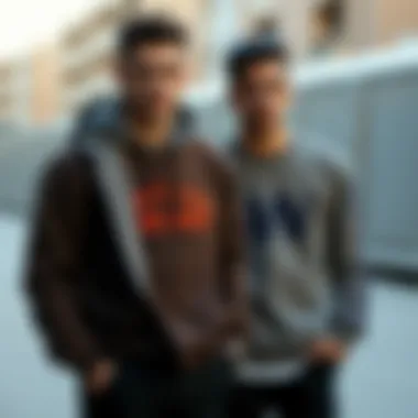 Stylish layering options with Jack and Jones sweatshirts.