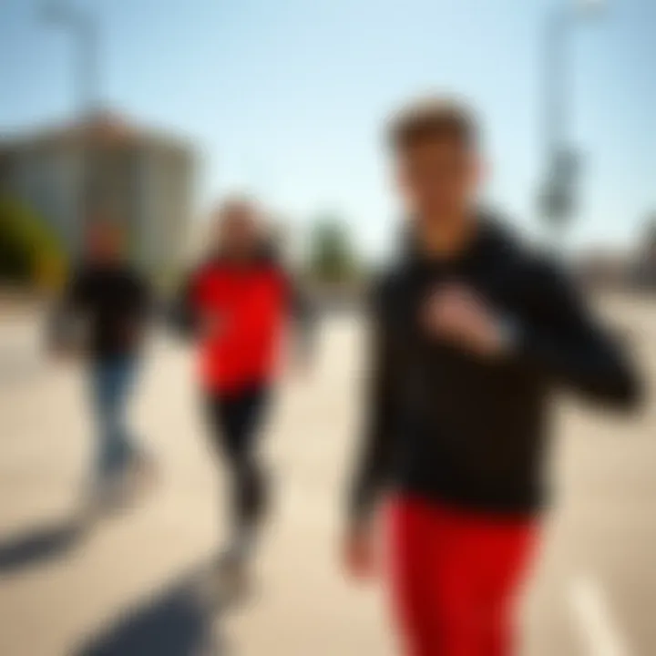 Dynamic Lifestyle with Activewear Dynamic lifestyle imagery with Jack & Jones activewear