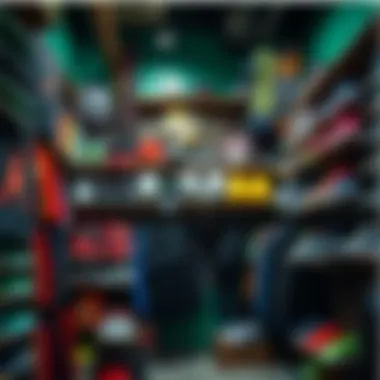 Local Sporting Goods Store A local sports store in Kadıköy filled with various sporting goods.