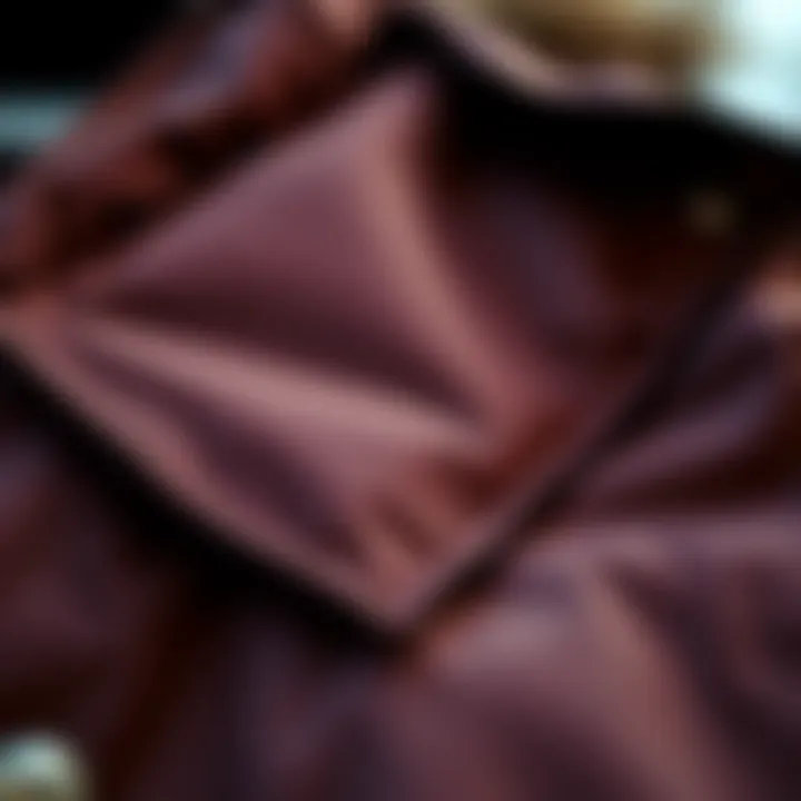 Close-up of parka fabric showcasing quality and texture