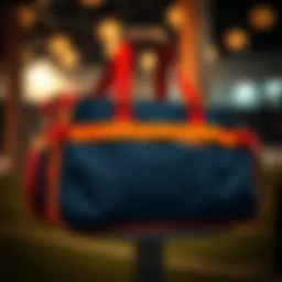 Stylish sports bag design showcasing elegance and functionality