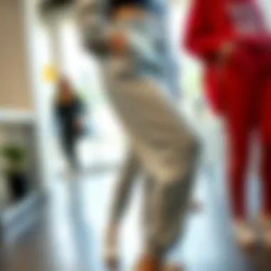 Elegant design of women's sports sweatpants in various styles