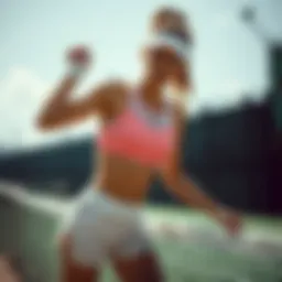 Elegant women's tennis outfit showcasing performance and style