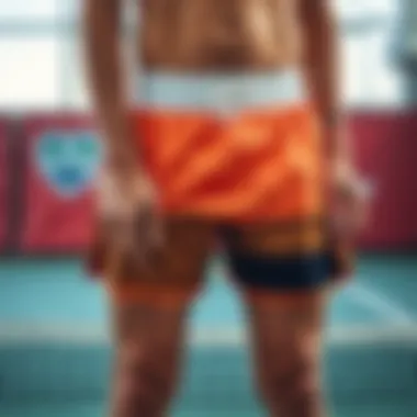Various tennis shorts showcasing different cuts and styles