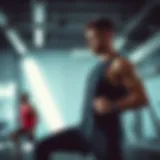 Dynamic workout session showcasing various exercises